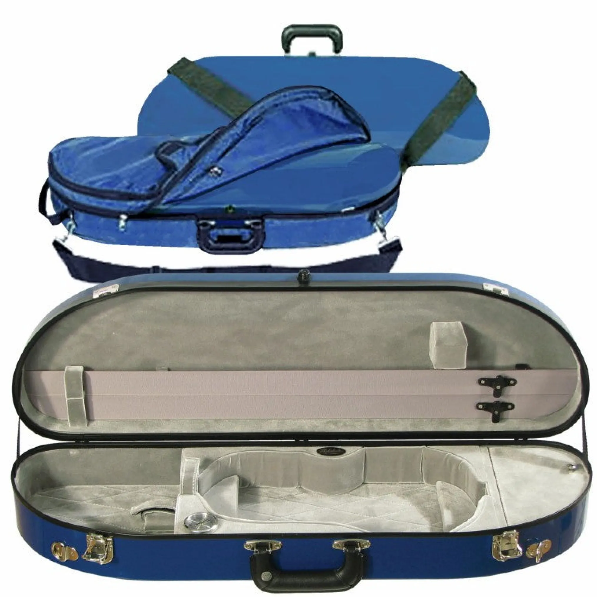 Bobelock 2048 Fiberglass Half Moon Viola Case