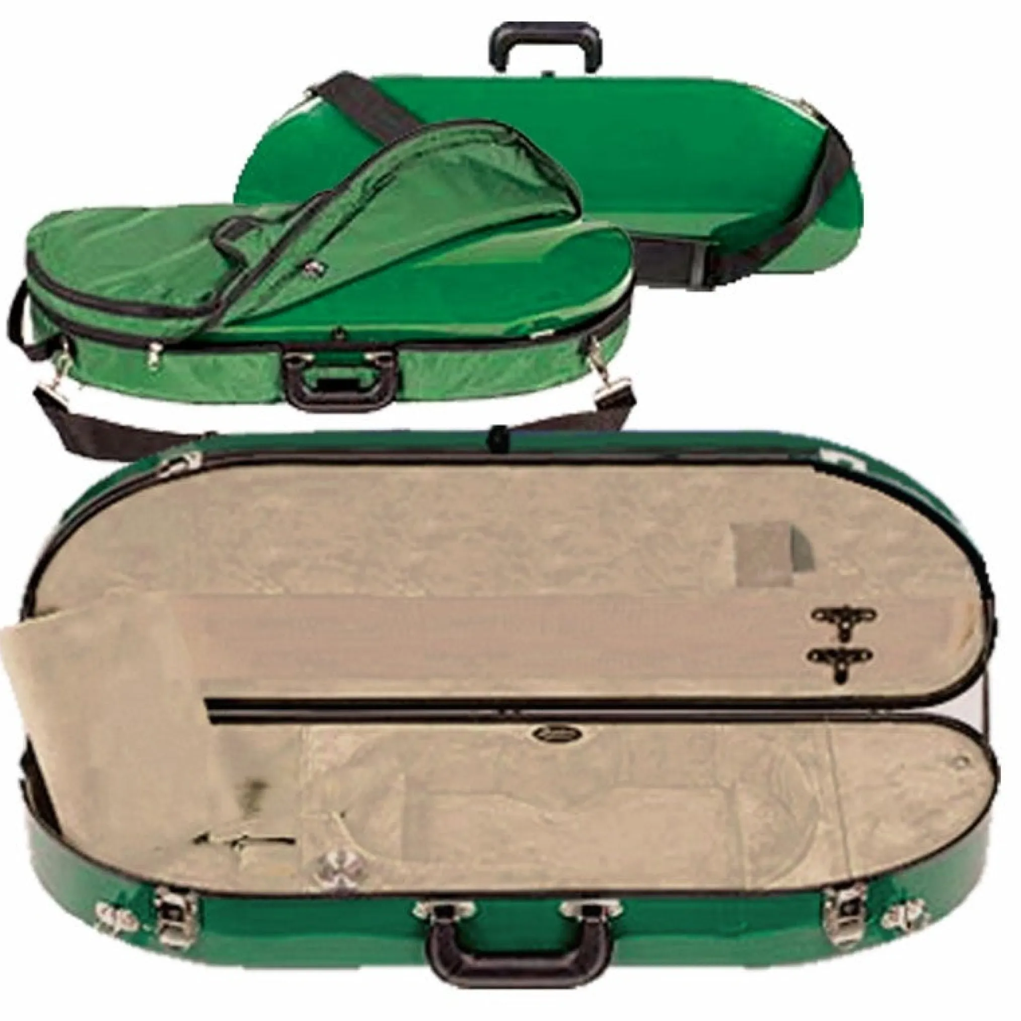 Bobelock 2048 Fiberglass Half Moon Viola Case