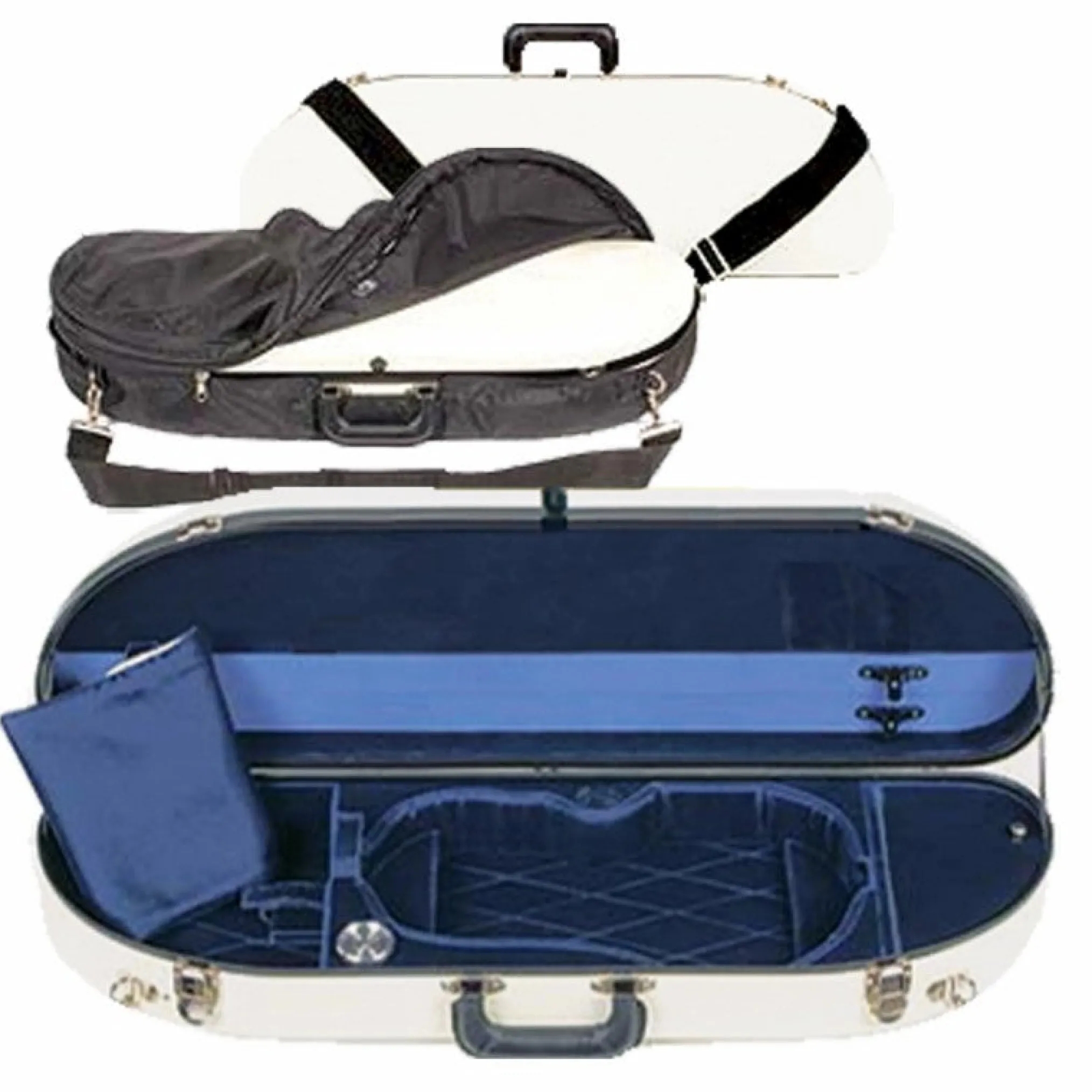 Bobelock 2048 Fiberglass Half Moon Viola Case