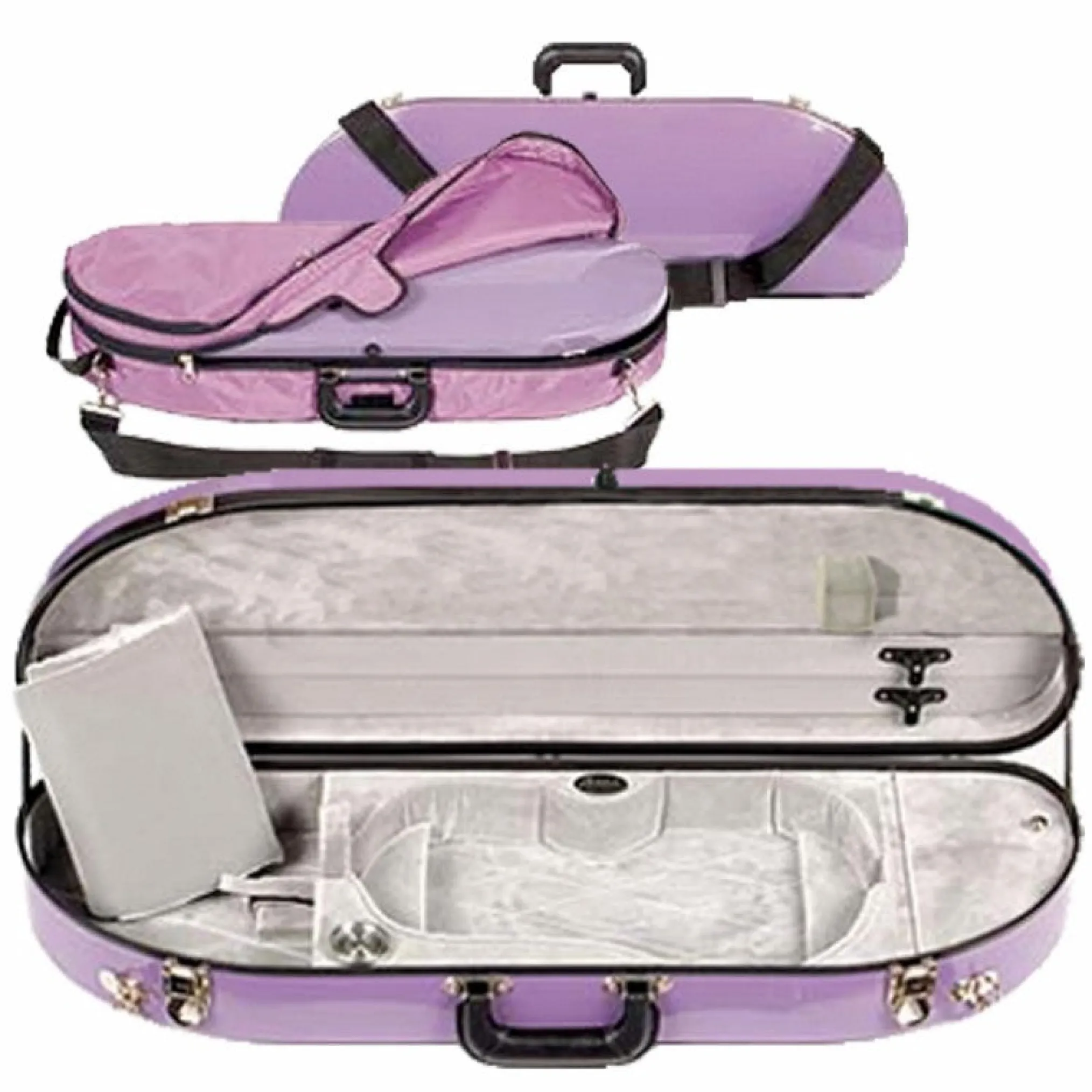 Bobelock 2048 Fiberglass Half Moon Viola Case