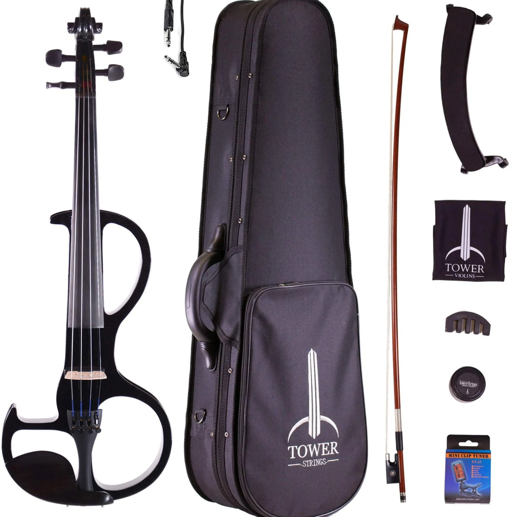 B-Stock Tower Strings Electric Violin Outfit