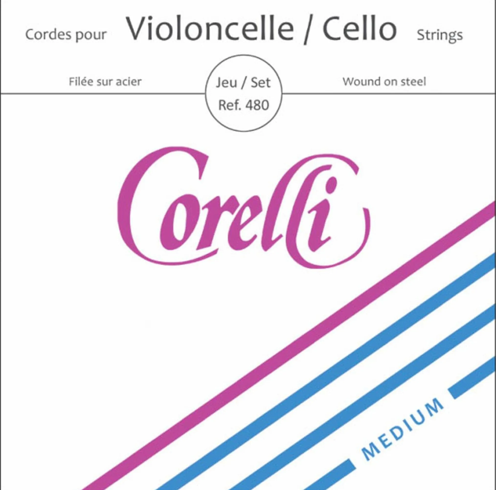 Corelli Crystal Cello G String Nickel/Tungsten On Gut