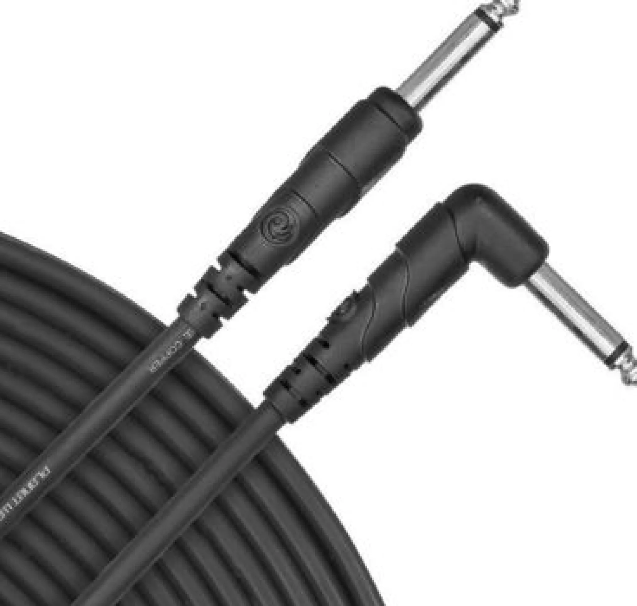 D'Addario Classic Series 1/4" Right Angle Instrument Cable 20'