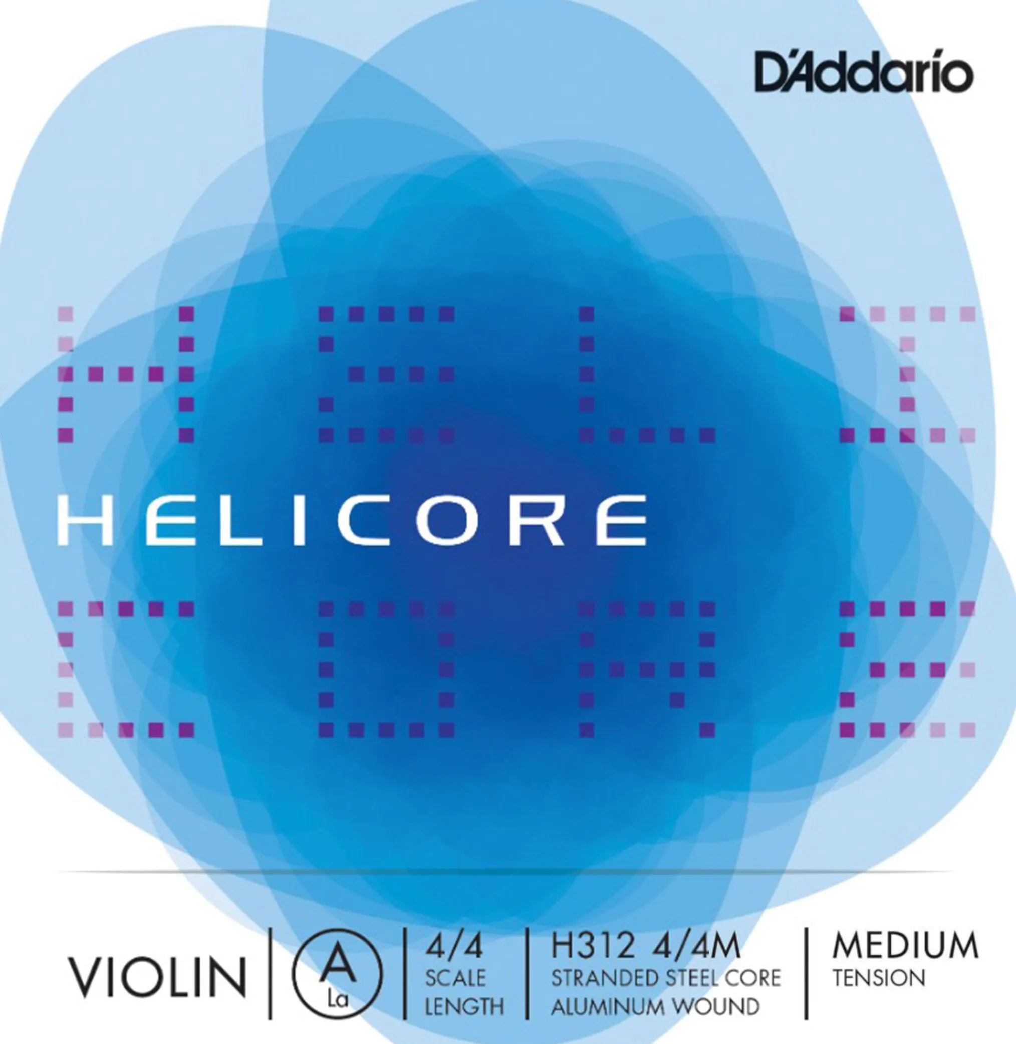 D'Addario Helicore Violin A String, Aluminum Wound