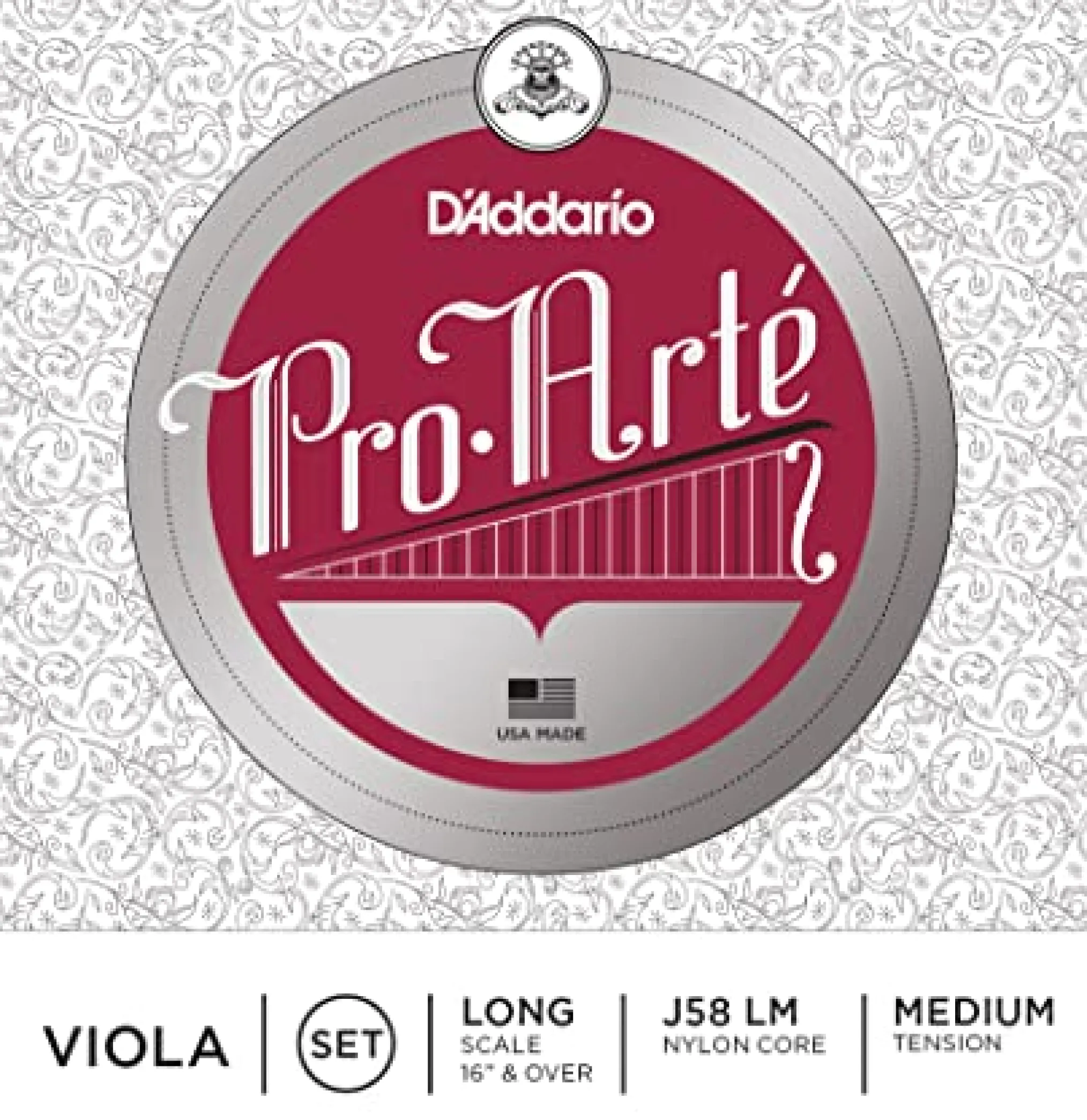 D'Addario Pro-Arté Viola String Set