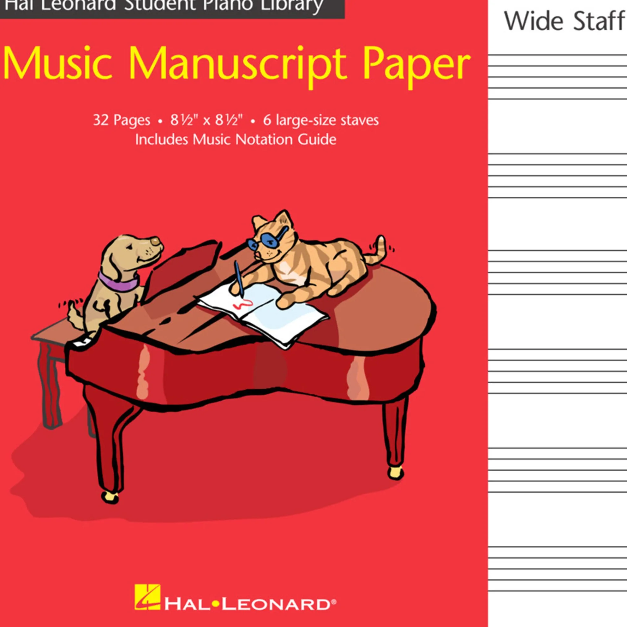 Hal Leonard Student Music Manuscript Paper