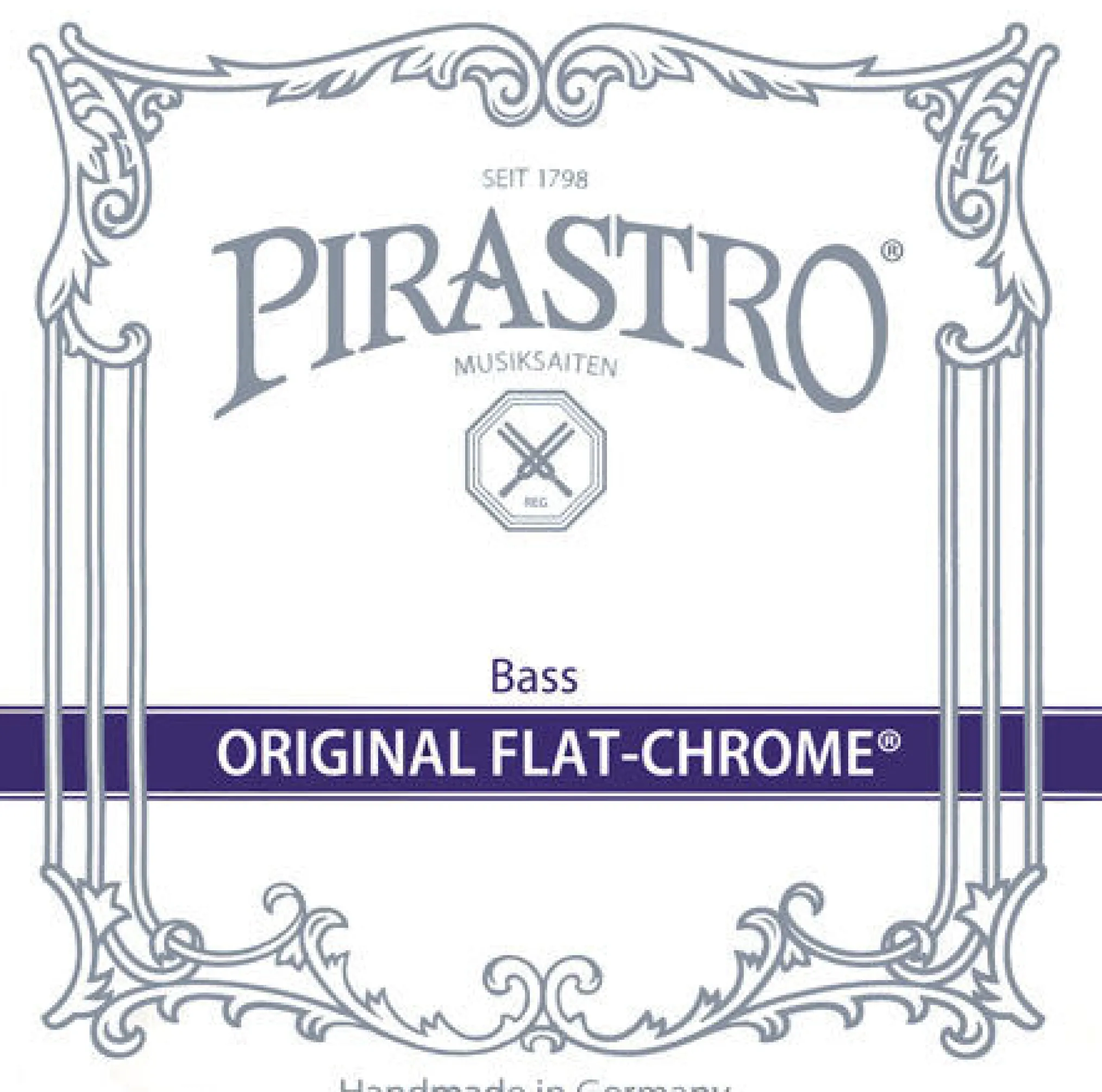 Pirastro Original Flat Chrome Bass String Set Orch