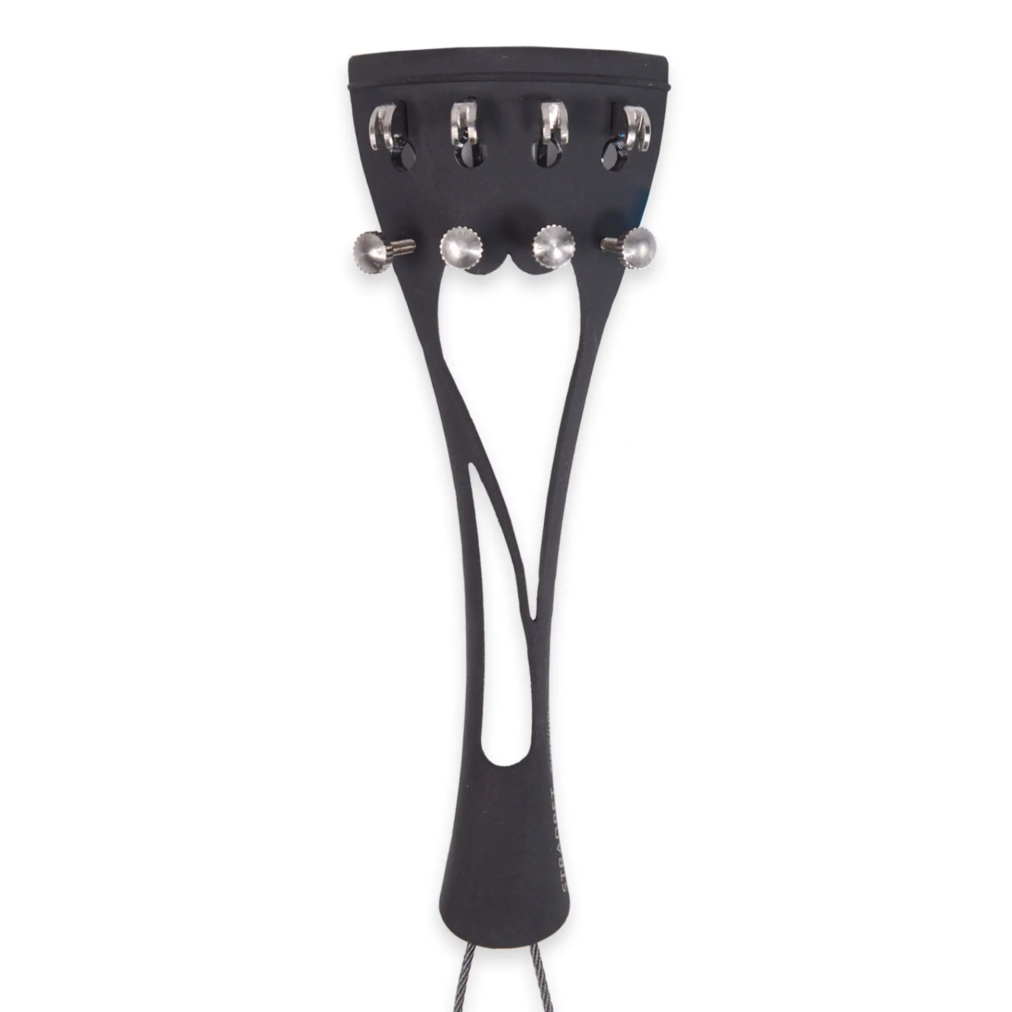 Stradpet Titanium Tulip Viola Tailpiece with Fine Tuners