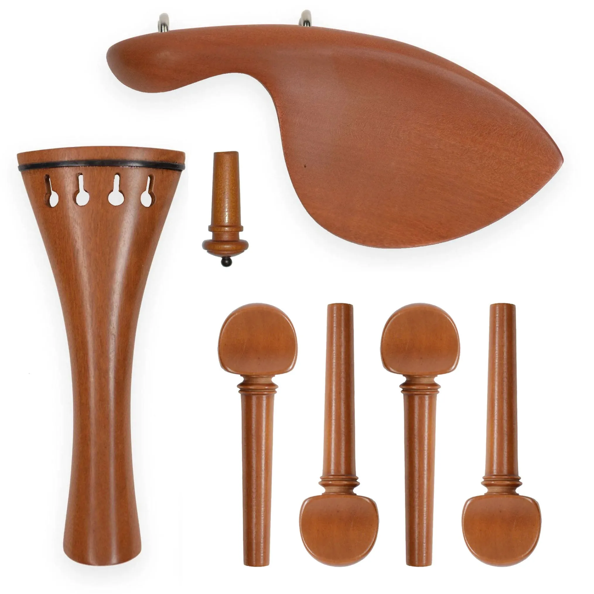 Supreme French Boxwood Violin Fittings Set