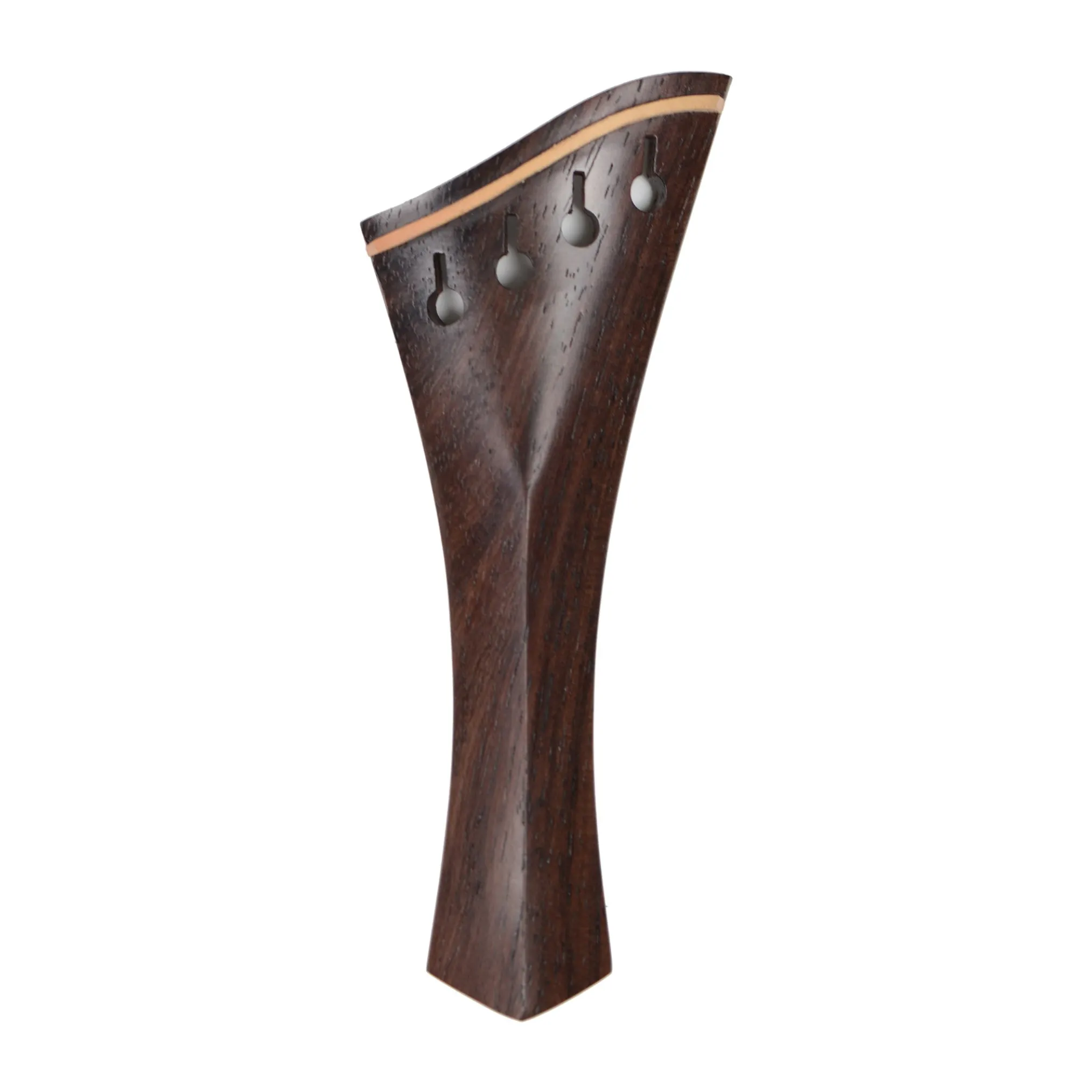 Supreme Harp Rosewood Violin Tailpiece with Pearwood Trim