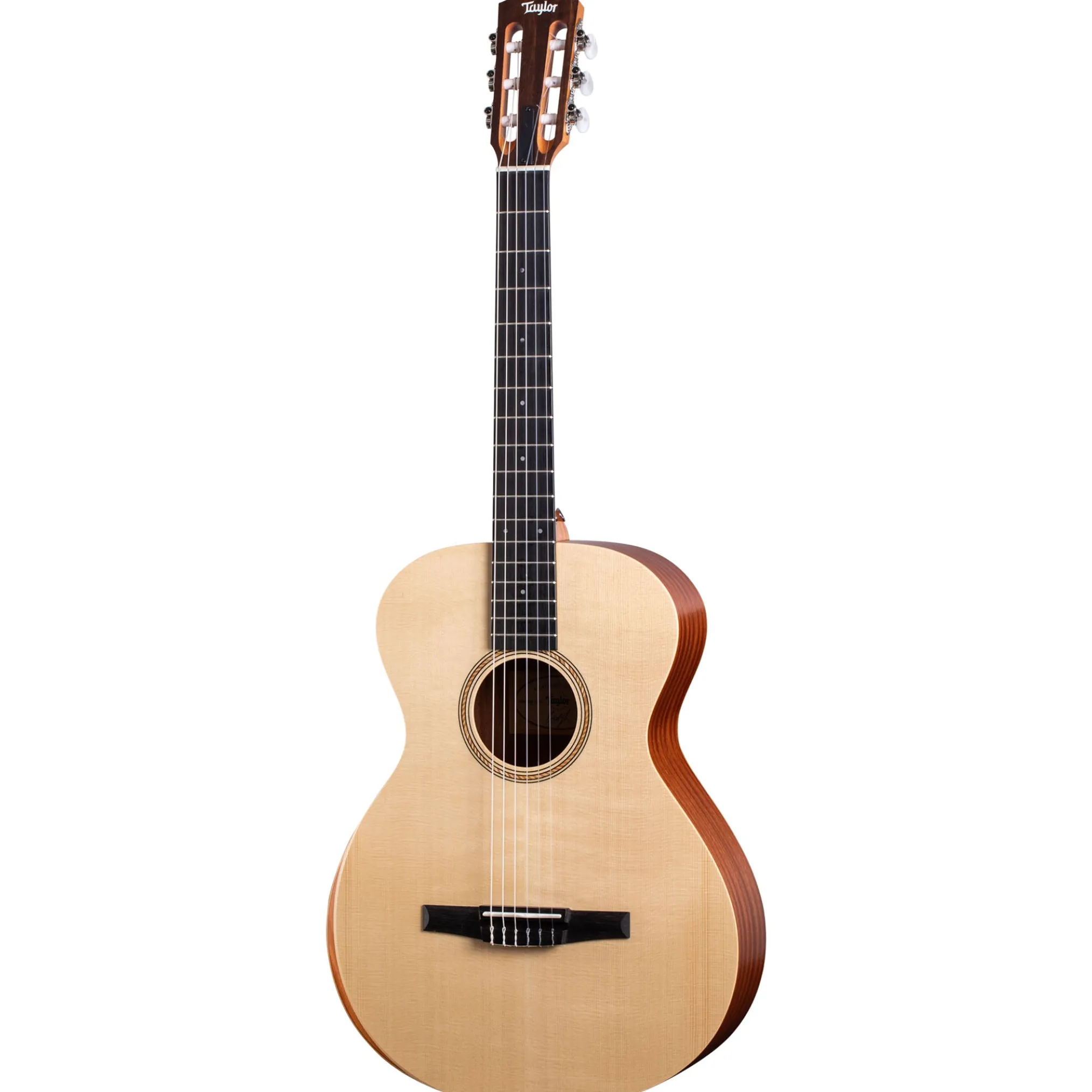 Taylor Academy 12e-N Layered Sapele Acoustic-Electric Classical Guitar