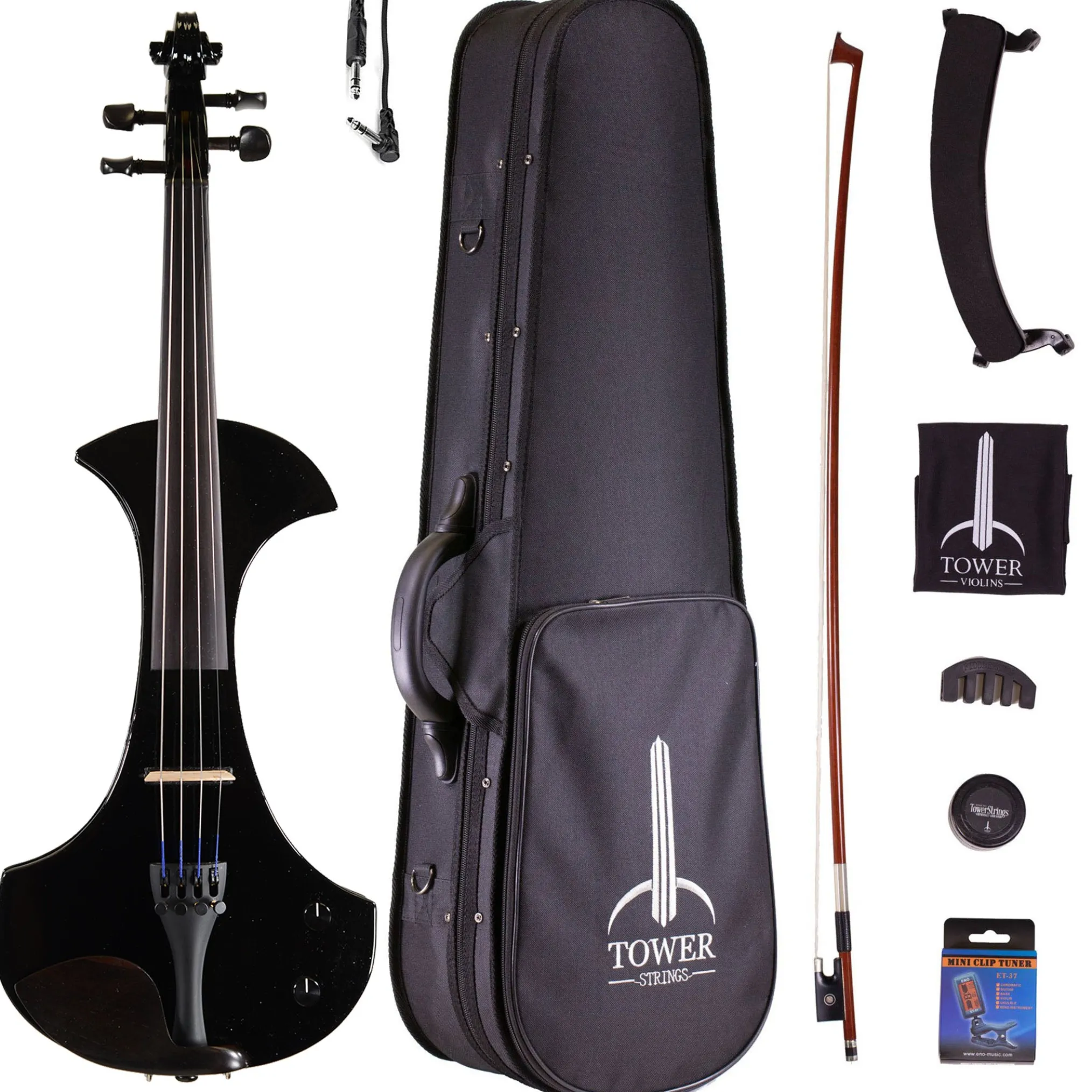 Tower Strings Electric Pro Violin Outfit